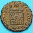 Монета Римская империя, фоллис Констанций II 324-329 год. 