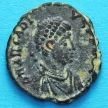 Монета Римская империя, фоллис Аркадий 395-401 год.