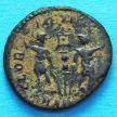 Монета Римская империя, Констанций II, фоллис 337-342 год.