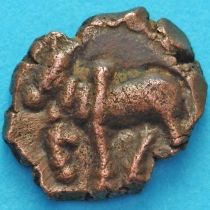 Древняя Индия, династия Нагас Падмавати 1/2 какини 335-340 год №4