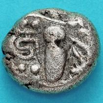 Древняя Индия, индо-сассаниды 1 гадхайя пайса 950-1050 год. Серебро. №1