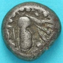 Древняя Индия, индо-сассаниды 1 гадхайя пайса 950-1050 год. Серебро. №5
