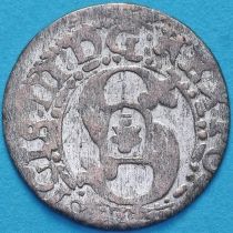 Ливония монета солид 1610-1620 год. Сигизмунд III. №1