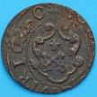 Ливония монета солид 1634-1654 год. Кристина.