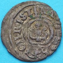 Ливония монета солид 1648 год. Кристина. №2