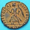 Монета Римская империя, фоллис Грациан 367-378 год. Виктория. №2