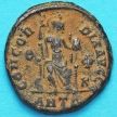 Монета Римская империя, фоллис Феодосий I 392-394 год. Константинополь. №2