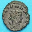 Монета Римская империя, Галлиен,  антониниан, 266-268 год. Олень №2