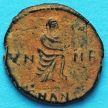 Монета Римская империя, фоллис Константин I, Великий 347-348 год. Посмертный.