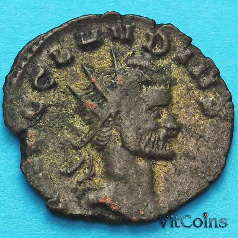 Монета Римская империя, Клавдий II Готский 268-270 год. Гений