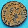 Монета Римская империя, фоллис Аркадий 383-403 год.