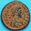 Монета Римская империя, фоллис Феодосий I 383-394 год. №3