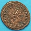 Монета Римская империя, фоллис Константин I, Великий 313-319 год. Сол. №5