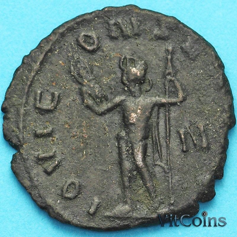 Монета Римская империя, Галлиен,  антониниан, 260-268 год. Юпитер №2