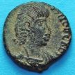 Монета Римская империя, Констанций Галл, фоллис 351-354 год.