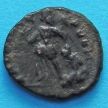 Монета Римская империя, фоллис Феодосий I 383-394 год. 