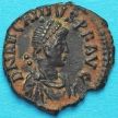 Монета Римская империя, фолис Аркадий 383-403 год.