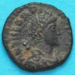 Монета Римская империя, фоллис Феодосий I 383-394 год. . №2