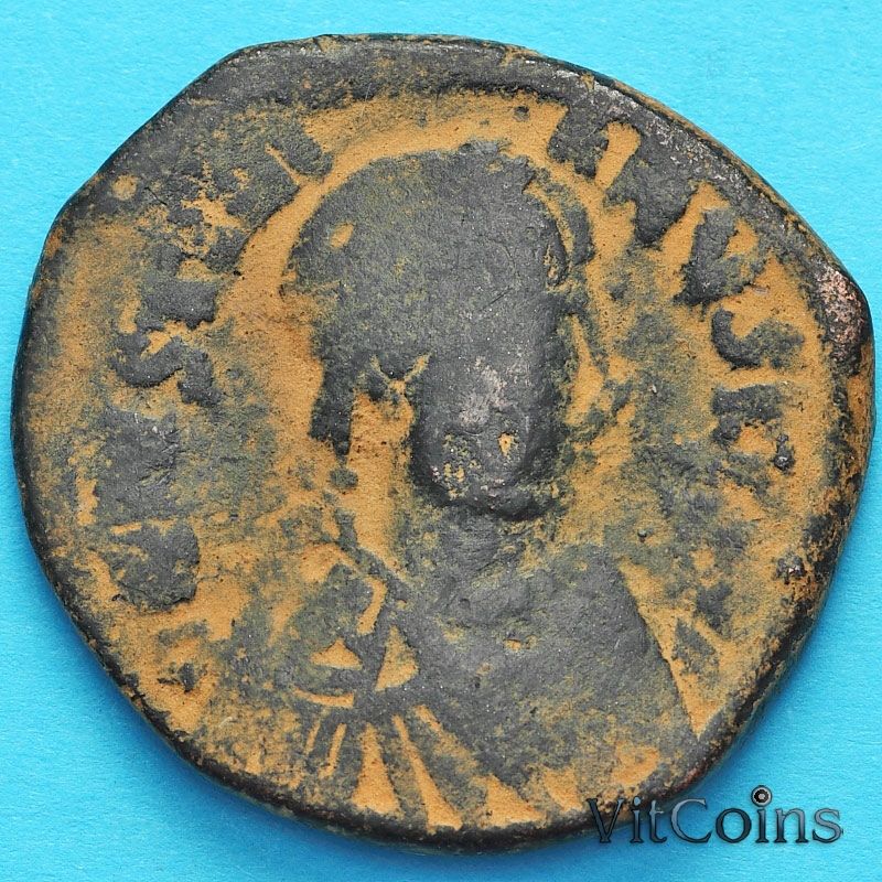 Византия 40 нуммий Юстиниан I 527-532 год. №13