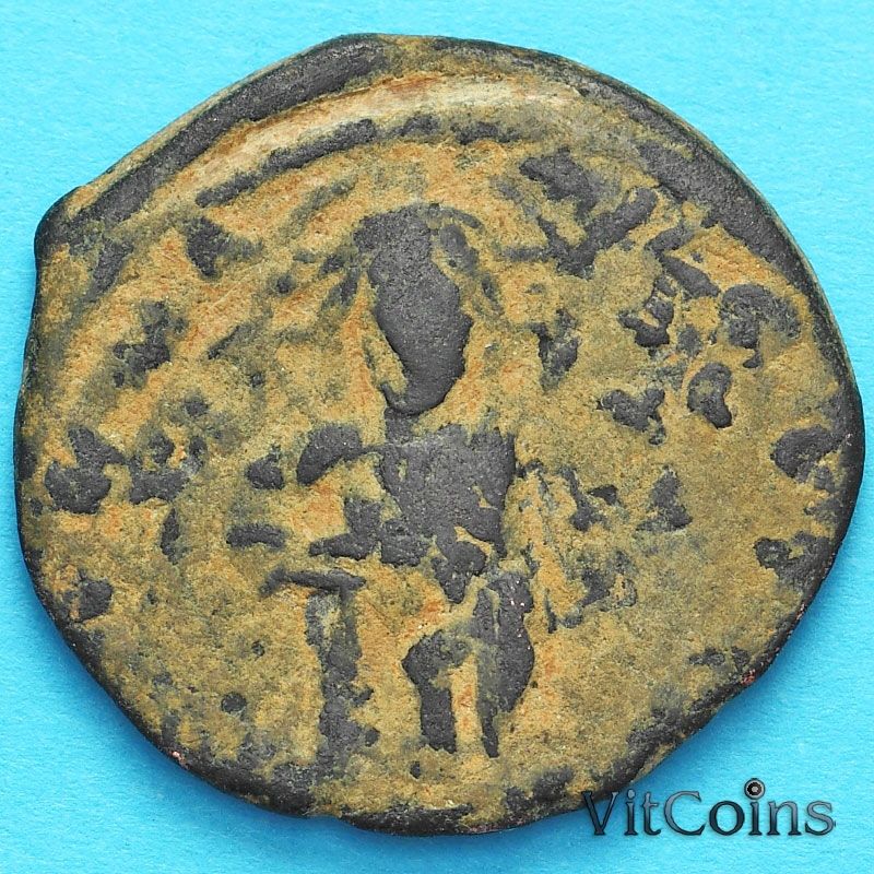 Монета Византия фоллис Константин X Дука 1059-1067 год. №7