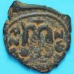 Монета Византия фоллис Констант II 641-641 год.