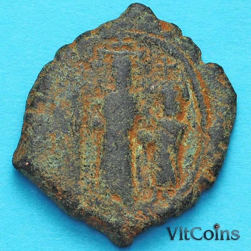 Византия фоллис Ираклий, Ираклий Константин и Мартина 610-641 год. №2