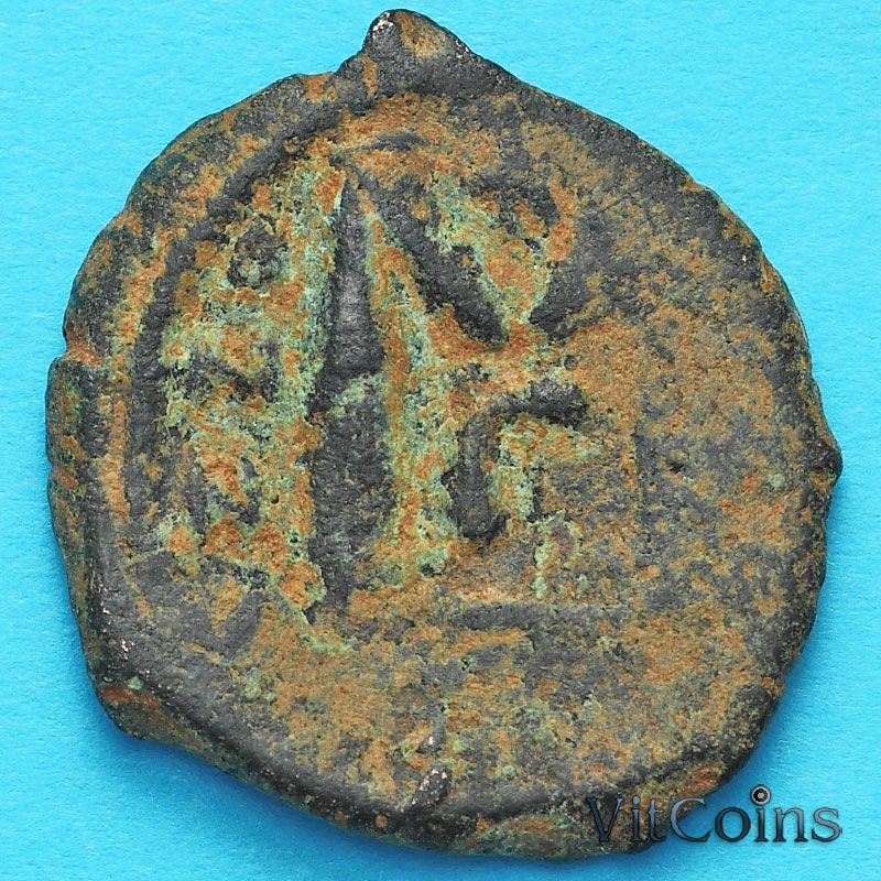 Византия фоллис Ираклий, Ираклий Константин 610-641 год. №7