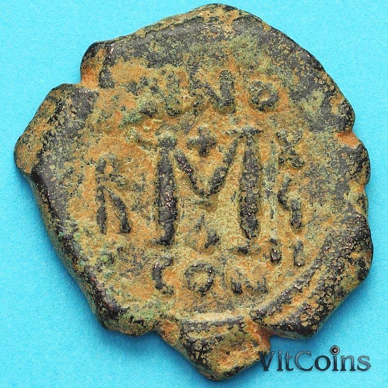 Византия фоллис Ираклий, Ираклий Константин 610-641 год. №14