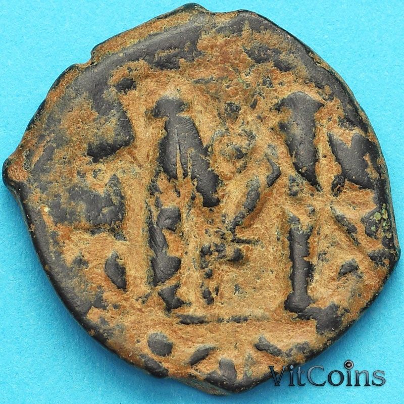 Византия фоллис Ираклий, Ираклий Константин 610-641 год. №11