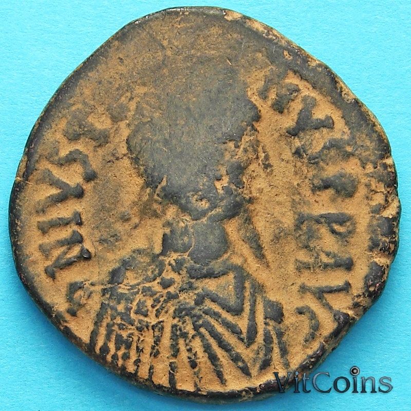 Византия 40 нуммий Юстин 518-527 год. №9