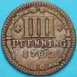 Монета Мюнстер, Германия 4 пфеннига 1762 год. Святой Павел.