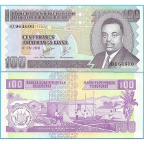 Бурунди 100 франков 2006 год.