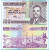 Бурунди 100 франков 2024 год.