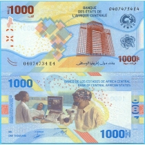 Центральная Африка 1000 франков 2025 год.
