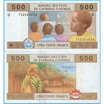 Центральная Африка 500 франков 2017 год. Камерун