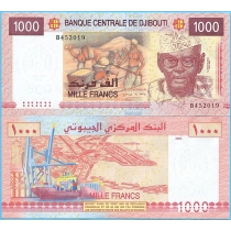 Джибути 1000 франков 2005 год.