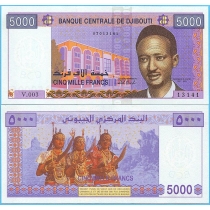 Джибути 5000 франков 2021 год.