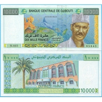 Джибути 10000 франков 2021 год.