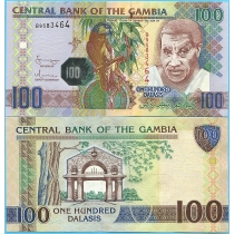 Гамбия 100 даласи 2006 год.