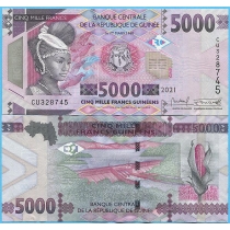 Гвинея 5000 франков 2021 год.