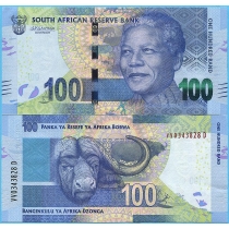 Южная Африка 100 рандов 2015 год.