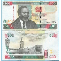 Кения 500 шиллингов 2010 год.