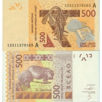 КФА Западная Африка 500 франков 2012 г. А
