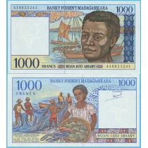 Мадагаскар 1000 ариари 1994 год.