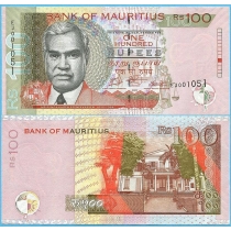 Маврикий 100 рупий 2022 год.