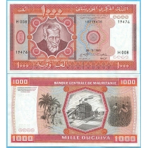 Мавритания 1000 угий 1981 год.