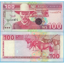 Намибия 100 долларов 2003 год. 