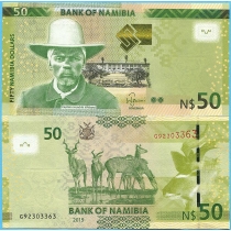 Намибия 50 долларов 2019 год.
