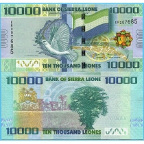 Сьерра-Леоне 10000 леоне 2015 год.