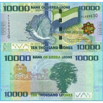 Сьерра-Леоне 10000 леоне 2021 год.